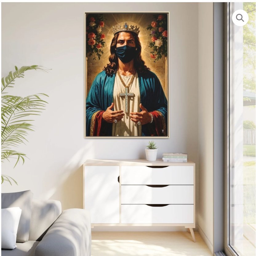 Custom artwork in a luxury interior