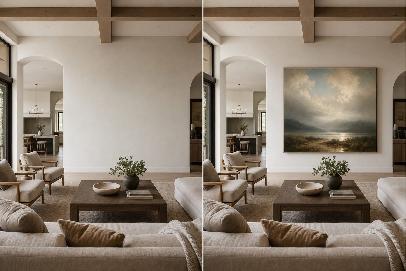 Home staging before and after