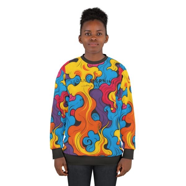 Swirl Pop Art Sweatshirt - Image 4