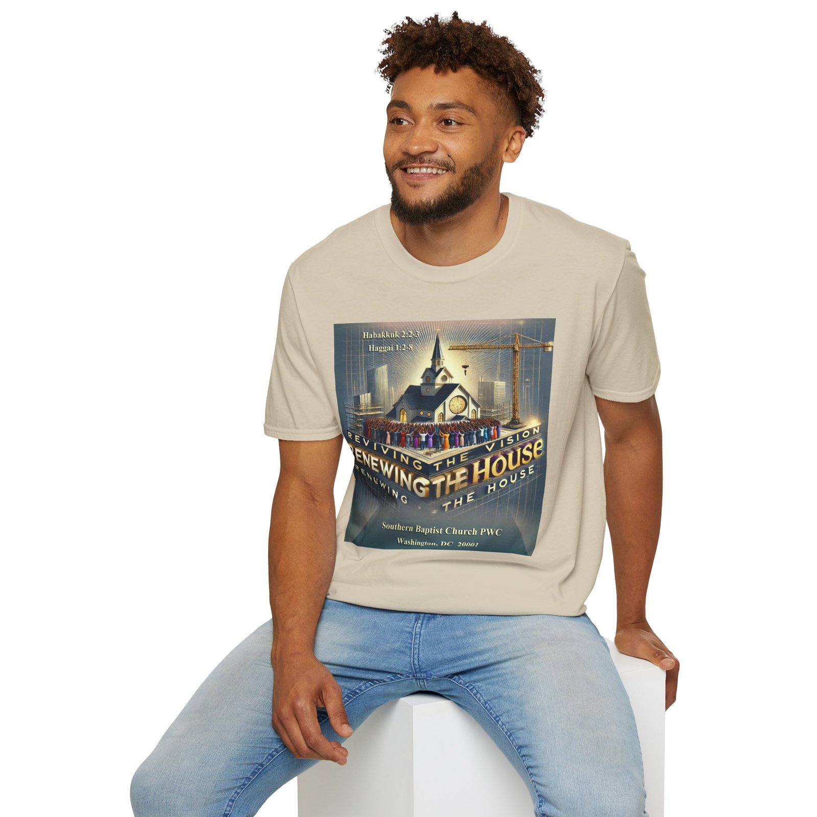 “Renewing The House” Unisex Softstyle T-Shirt - Image 2