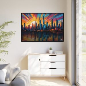 Urban Radiant Skyline